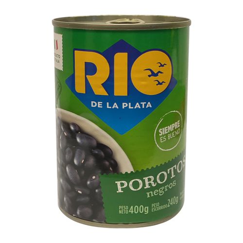Poroto Rio De La Plata Negro Lata 400Gr