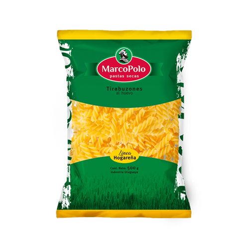 Fideos Marcopolo Tirabuzon 500Gr