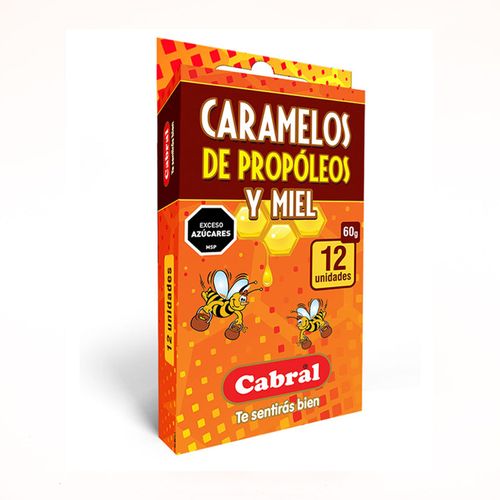 Caramelos Cabral Propoleo 12Un