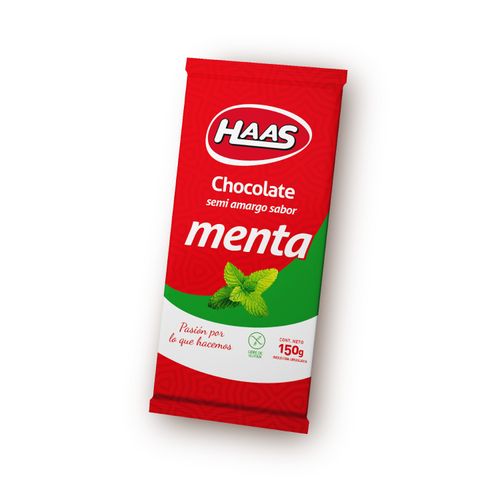 Chocolate Haas Menta 150Gr