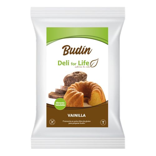 Premezcla Deli For Life Libre De Gluten Budin Vainilla 500Gr