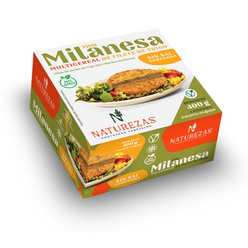 Milanesa Naturezas Multicereal De Trigo Sin Sal 400g