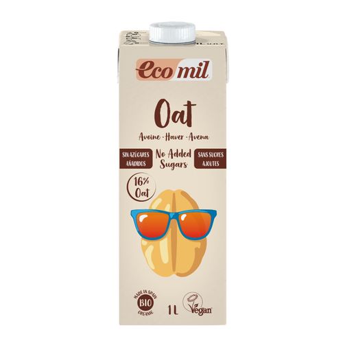 BEBIDA ECOMIL DE AVENA TETRAPACK 1LT SIN AZUCAR