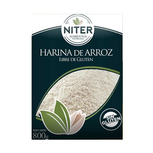 Harina Niter De Arroz Sin Gluten 800Gr