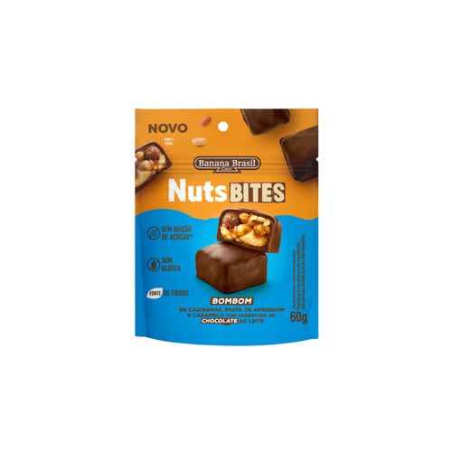 Bombon Nuts Bites Frutos Secos Chocolate Con Leche 11X29X15C