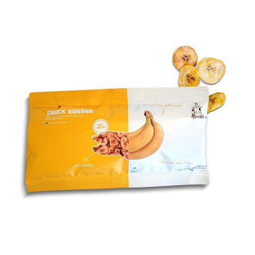 SNACK EL ALEMAN BANANA DESHIDRATADAS 25G