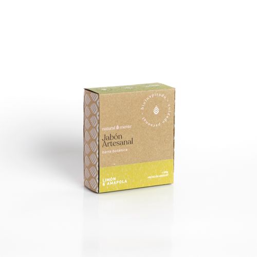 JABONES NATURALMENTE BARRA LIMON Y AMAPOLA 120GR