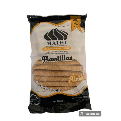 Plantillas Mathi 100Gr Sin Tacc Ni Lactosa