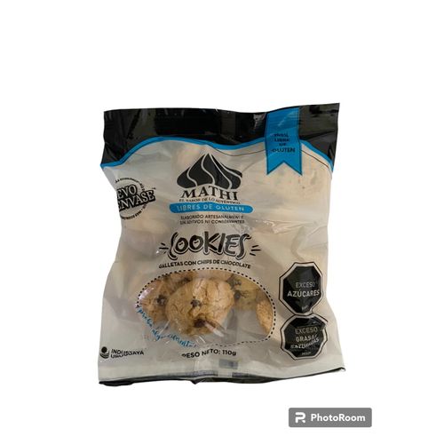 Galletas Mathi Cookies C/Chispas De Chocolate 110Gr Sin Tacc