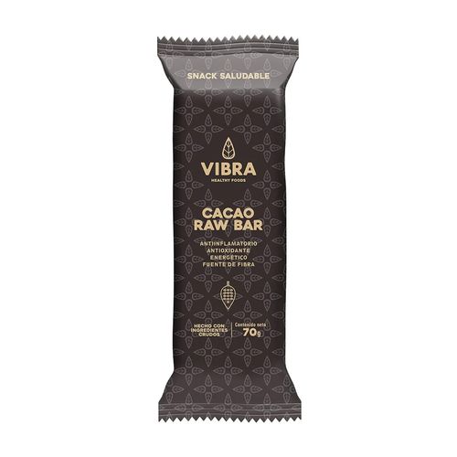RAW BAR VIBRA BARRITA CACAO 70GR