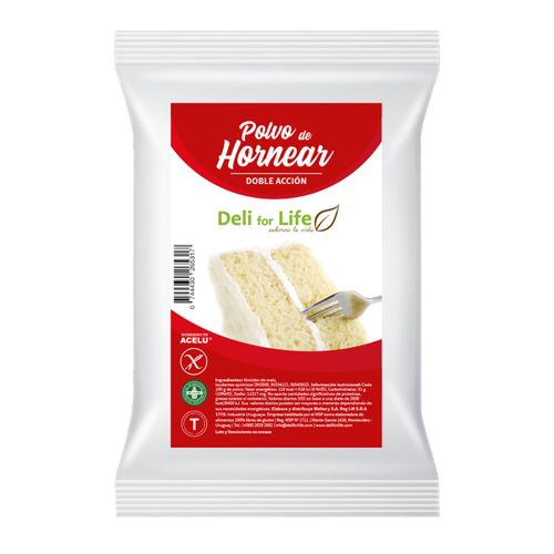 Polvo De Hornear Deli For Life Sin Gluten 100g