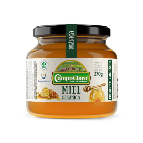 Miel Campoclaro Organico Frasco