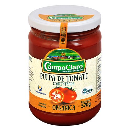 Pulpa De Tomate Campoclaro Concentrada Organica 570Gr