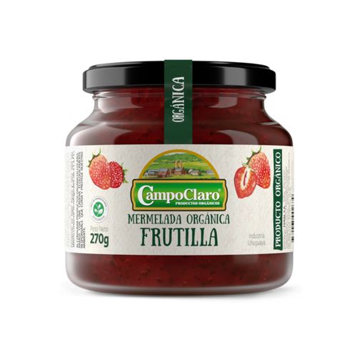 Mermelada Campoclaro Organica Frutilla