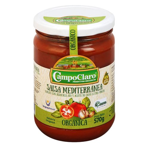 Salsa De Tomate Campoclaro Mediterranea Organica