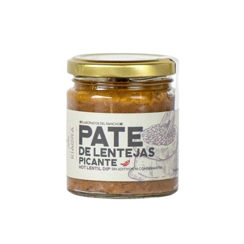 PATE RANCHO KIAORA VEGETAL DE LENTEJAS VIDRIO 200ML