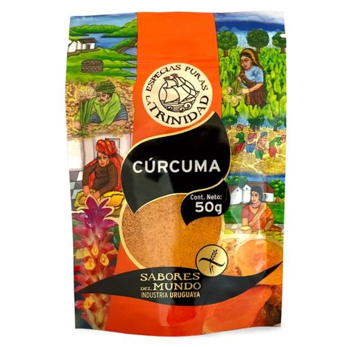 Curcuma Especias Puras La Trinidad Molida Pura 50Gr