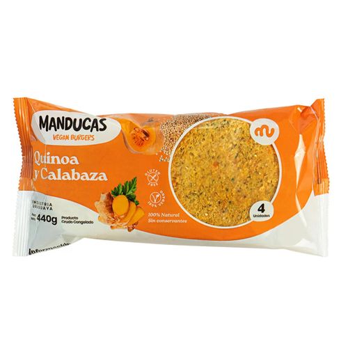 Hamburguesa Manducas Quinoa Y Calabaza 4Un Vegana Veget