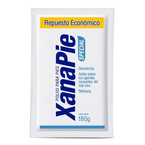 Talco Xanapie Pedico Azul 180Gr