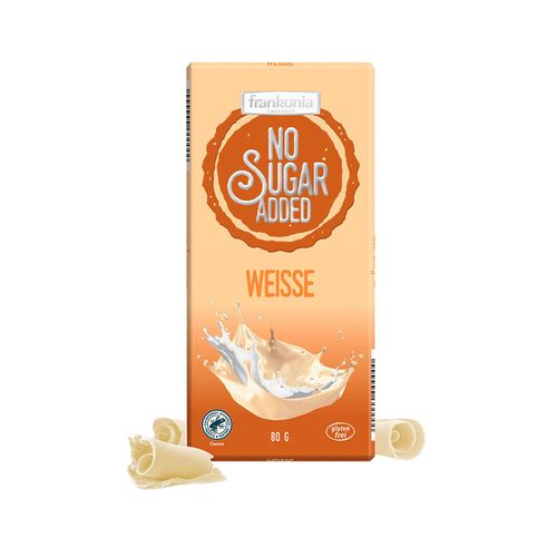 Chocolate Frankonia Sin Azucar Blanco Tableta 80g