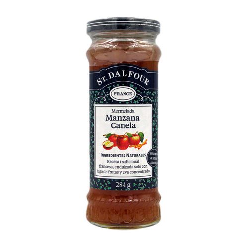 MERMELADA ST.DALFOUR MANZANA CANELA S/AZUCAR 284GR S/GLUTEN
