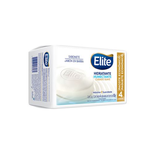 Jabon Elite Humectante Barra 85 G 4 Un
