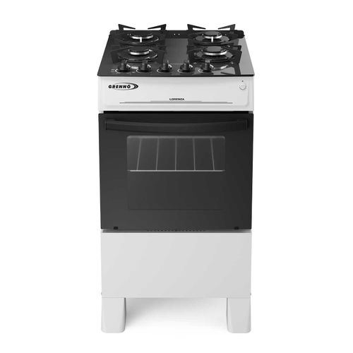COCINA GRENNO LORENZA BLANCA 4HORNALLAS A GAS