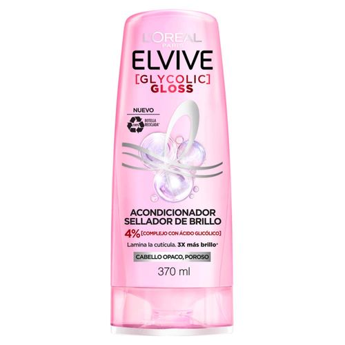 ACONDICIONADOR ELVIVE GLYCOLIC GLOSS 370ML