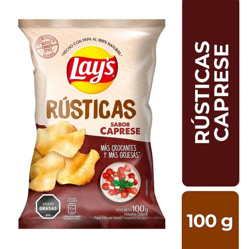 PAPAS LAYS RUSTICAS CAPRESE 100GR