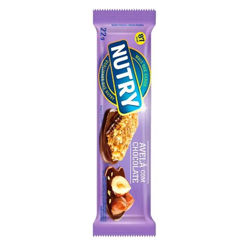 BARRA DE CEREAL NUTRY AVELLANA CON CHOCOLATE 22GR