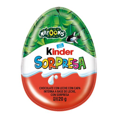 HUEVO KINDER NATOONS SORPRESA 20GR