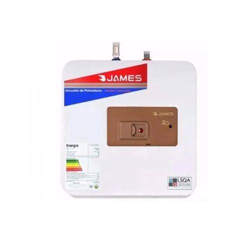 TERMOTANQUE JAMES 1831 PRISMA COBRE 20LTS SALIDA SUPERIOR