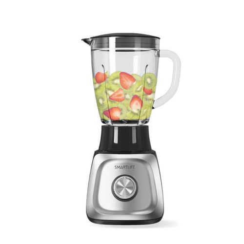 LICUADORA SMARTLIFE SL-BL1410 INOX 1L VASO DE VIDRIO