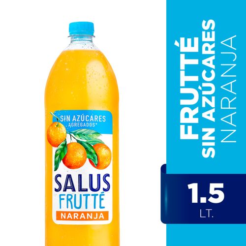 Agua Saborizada Salus Frutte Naranja Sin Azucares 1.5 L