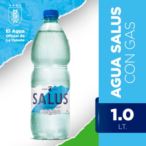 Agua Salus Mineral Con Gas Botella 1Lt