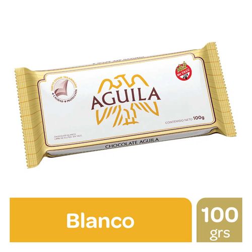 CHOCOLATE AGUILA TABLETA CHOCOLATE BLANCO 100GR