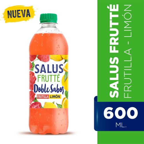 AGUA SALUS FRUTTE FRUTILLA LIMON 600ML