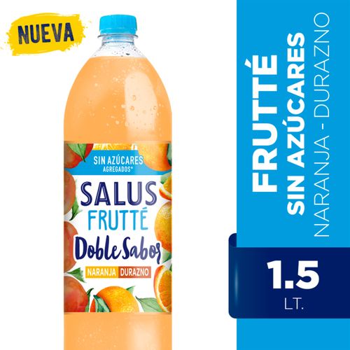 Agua Saborizada Salus Frutte Naranja Durazno 1.65 L