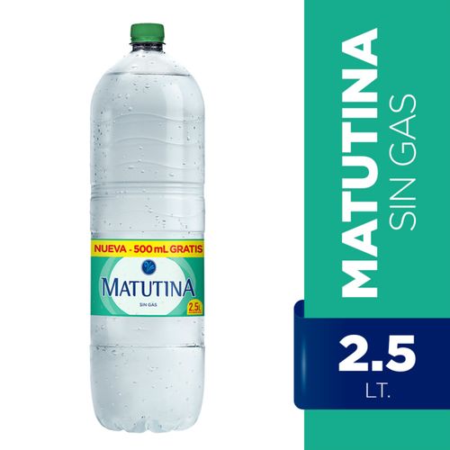 Agua Matutina Sin Gas 2.5 L