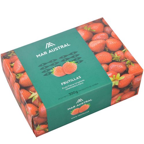 FRUTILLAS MAR AUSTRAL CONGELADA ENTERA CAJA 300GRS
