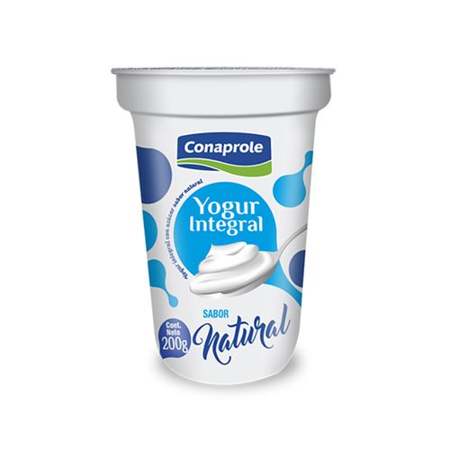 Yogur Conaprole Integral Natural Clasico 200Cc .