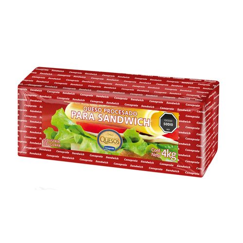 Queso Conaprole Sandwich 4Kg (253509)