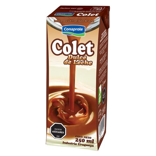Leche Saborizada Conaprole Colet Dulce De Leche 250Cc .