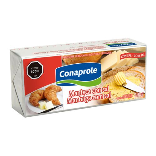 Manteca Conaprole Salada 200Gr .