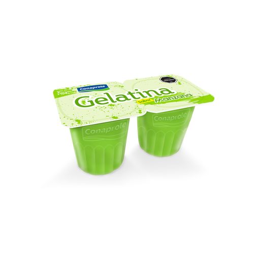 Gelatina Conaprole Manzana Pack 2Un 104Grs C/U