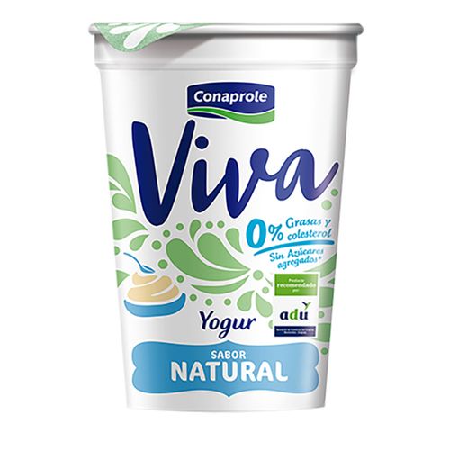 Yogur Conaprole Viva 0% Natural 200Cc .