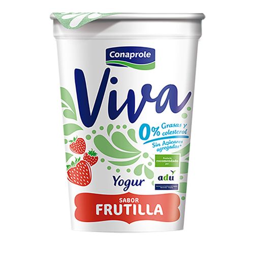 Yogur Conaprole Viva 0% Frutilla 200Cc .