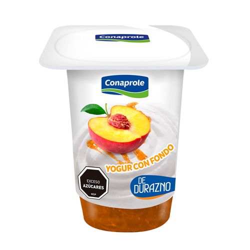 Yogur Conaprole Fondo Trozos Durazno 180Cc .