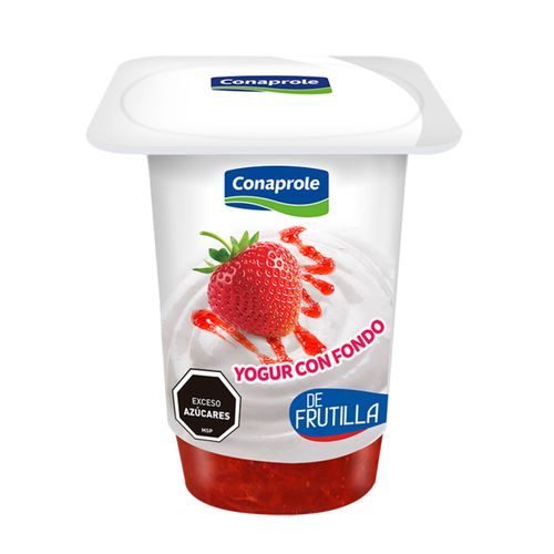 Yogur Conaprole Fondo Trozos Frutilla 180Cc .
