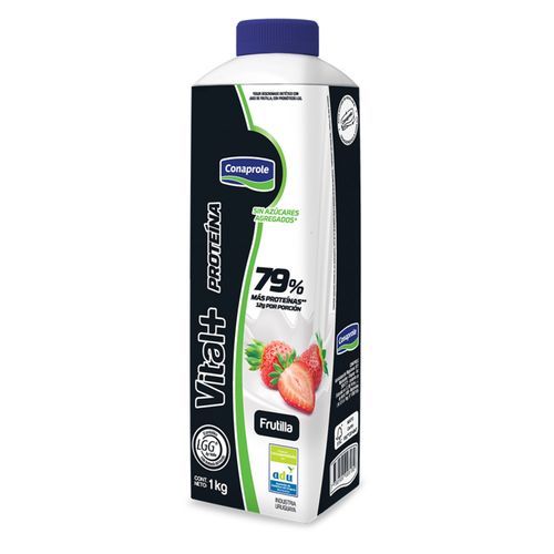 Yogur Conaprole Vital Frutilla 1000Gr +Proteinas